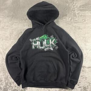 Marvel The Hulk Superhero Race Car Hoodie Honda Ricer Streetwear Double Sided M